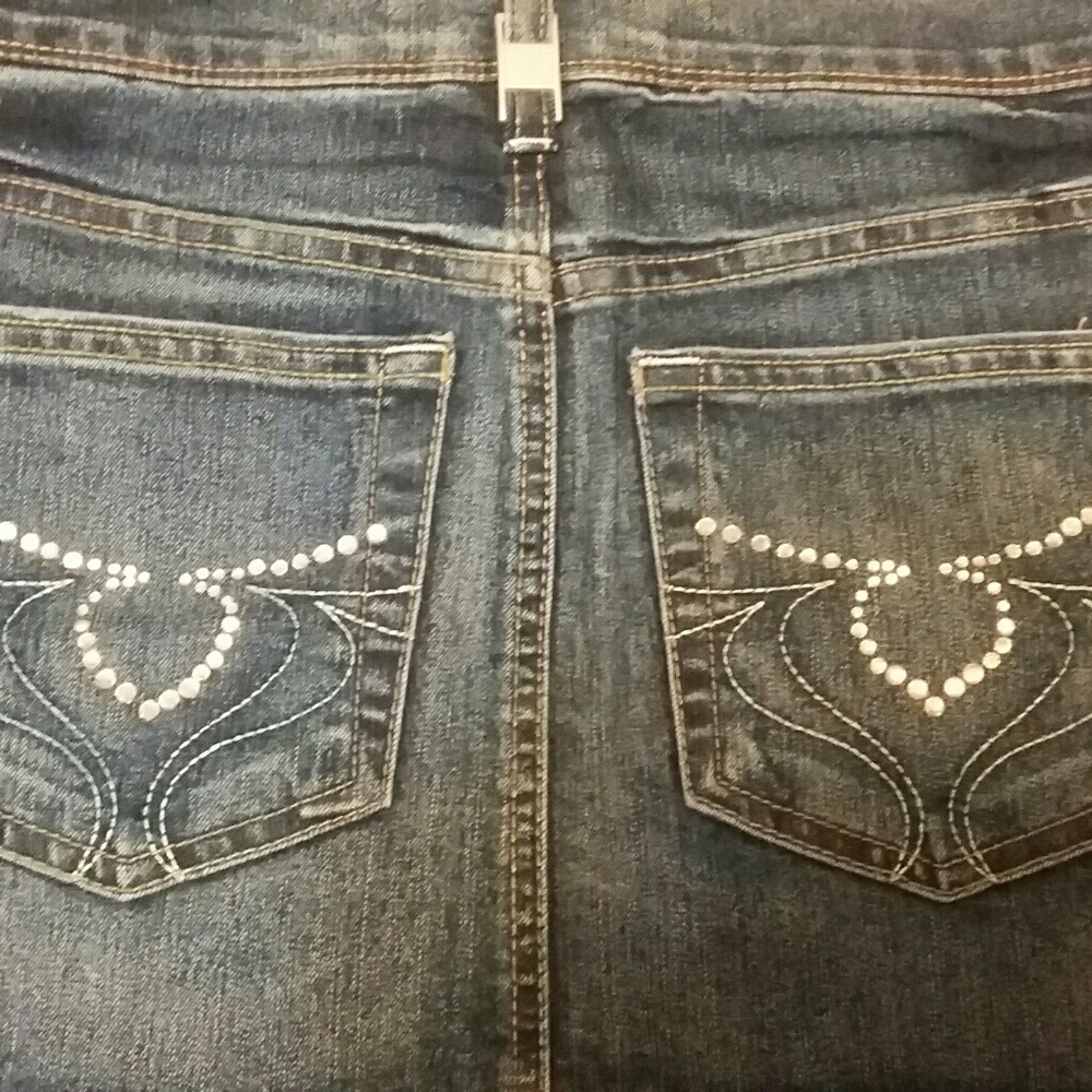 "Glo" Jennifer Lopez jean skirt vintage